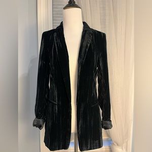 Dark Teal Velvet Jacket